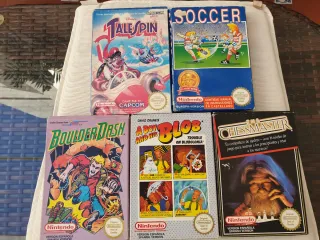 Juegos Nintendo NES completos pal España nese ness