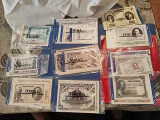 Colección IDEAL billetes antiguos