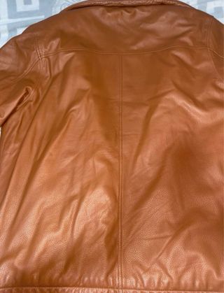 Cazadora de cuero TORRAS marrón talla L