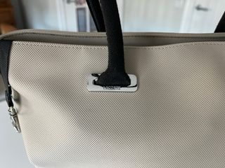 Bolso Lacoste Crudo Auténtico Poco Usado