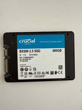 Crucial BX500 480GB SSD SATA 6Gb/s