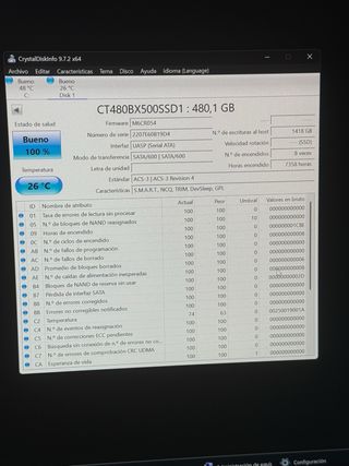 Crucial BX500 480GB SSD SATA 6Gb/s
