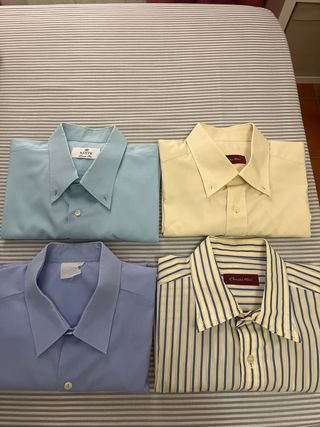 Lote 4 Camisas Manga Corta Hombre