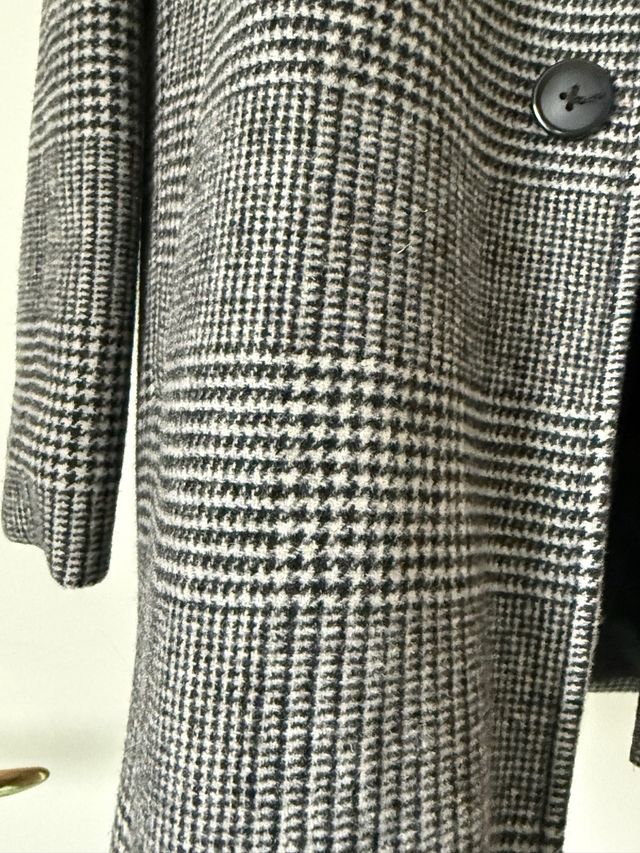 Chaquetón Zara niño 13-14 pata de gallo. Nuevo