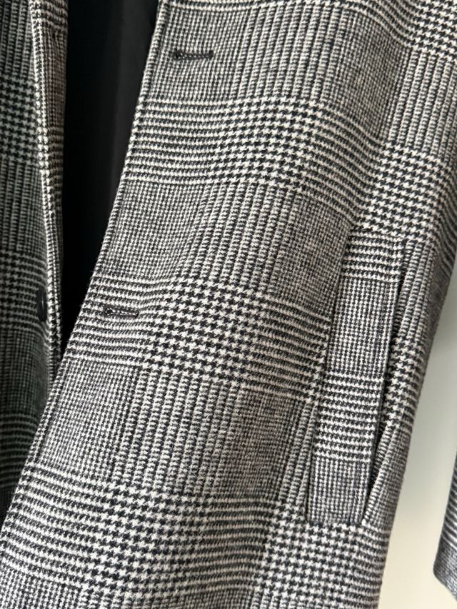 Chaquetón Zara niño 13-14 pata de gallo. Nuevo