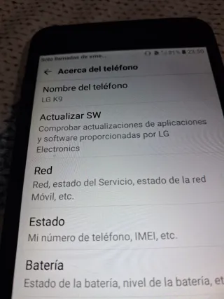 Telefono LG K9