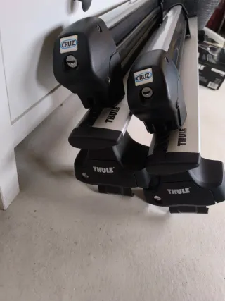 Barras Thule + Portaesquís Cruz 