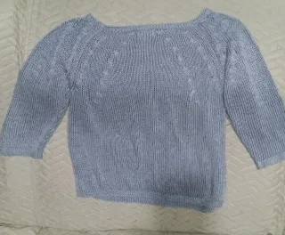 Jersey punto mujer manga 3/4