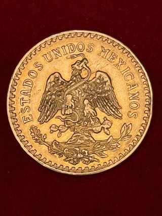 Moneda 50 Pesos Mexicanos Oro 37.5gr