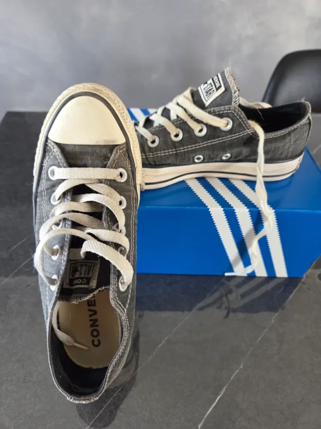 Scarpe Converse nero slavato Basse