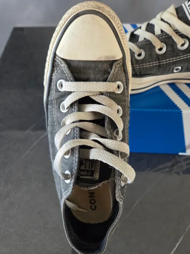 Scarpe Converse nero slavato Basse