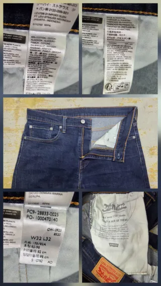 Levi'S Lote 512 Talla W32 L32