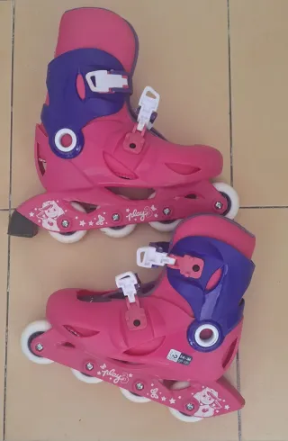 Patines Decathlon Talla 34-36 Rosas