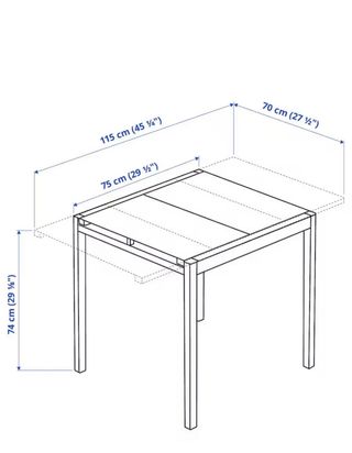 Mesa de cristal extensible plateada