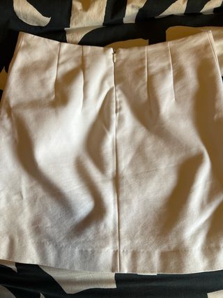 Falda Zara Blanca Talla S