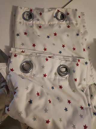 Cortinas y colchas con estrellas