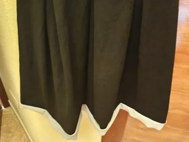 Vestido fiesta negro y blanco