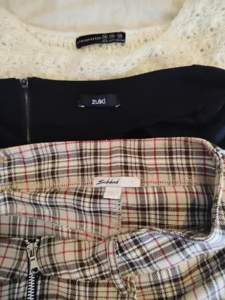 Set 4 pezzi donna 2 maglie e 2 Minigonne