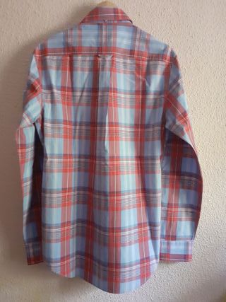 Camisa McGregor cuadros tonos azul rojo