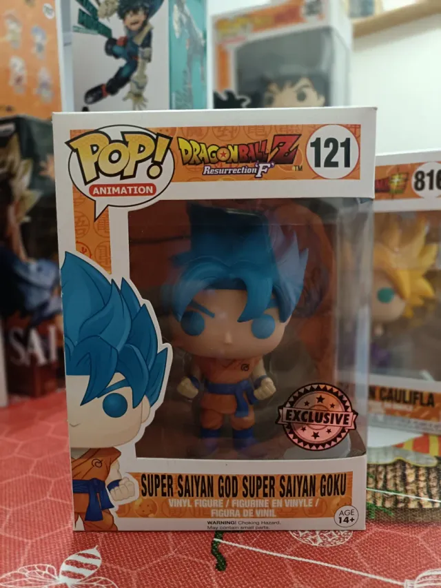 Funko Pop! Goku Super Saiyan God Exclusivo 121