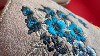 Mules Massimo Dutti Camurça e Pele 35