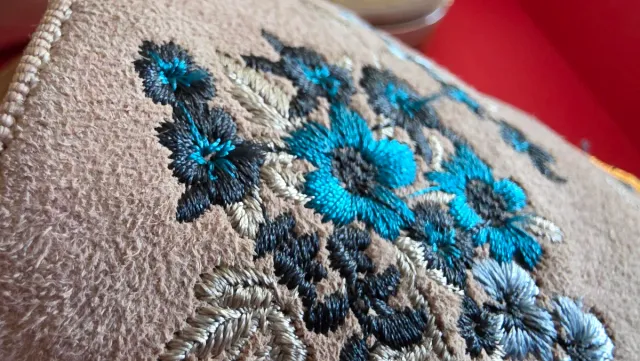 Mules Massimo Dutti Camurça e Pele 35