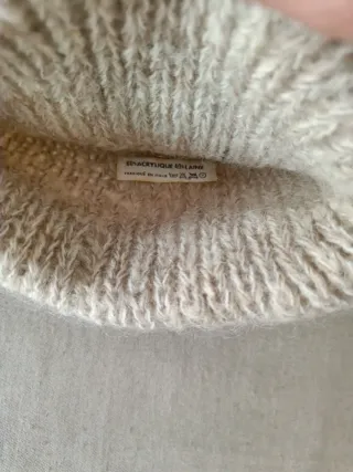 Gorro de lana MNG beige talla única