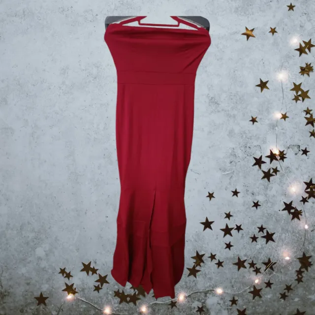 Vestido fiesta terciopelo rojo