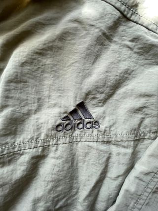 Adidas Chaqueta Vintage Beige Estilo 2000s