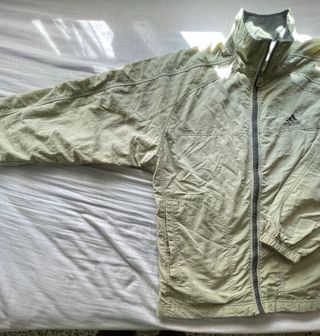 Adidas Chaqueta Vintage Beige Estilo 2000s