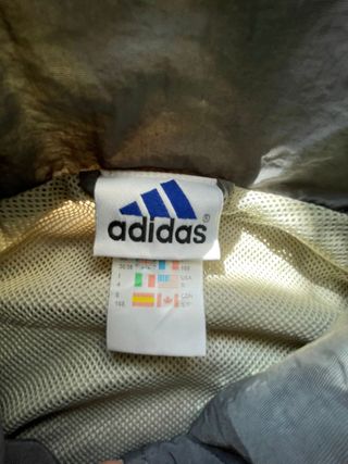 Adidas Chaqueta Vintage Beige Estilo 2000s