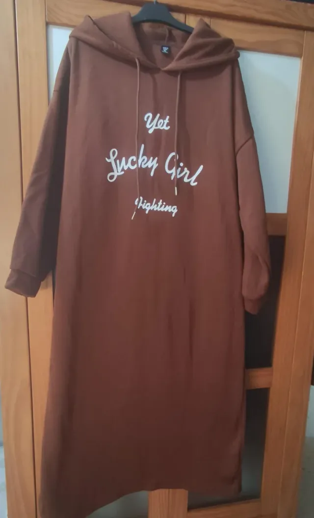 ✅Vestido Sudadera Marrón