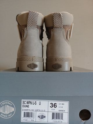 Botas Palladium Pampa Sc Wpn Impermeables T.36.5