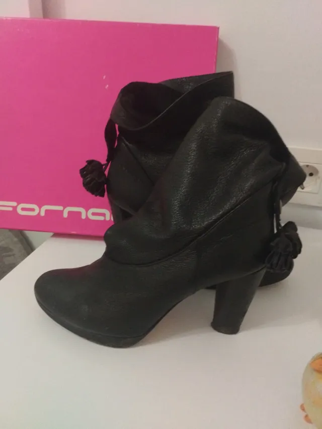 Botines Fornarina Talla 37 Negros