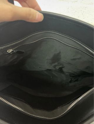 Tote Bag in pelle arancione