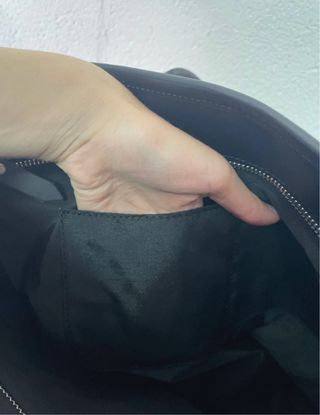 Tote Bag in pelle arancione