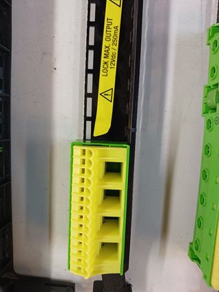 Bloque terminales conexión rápida