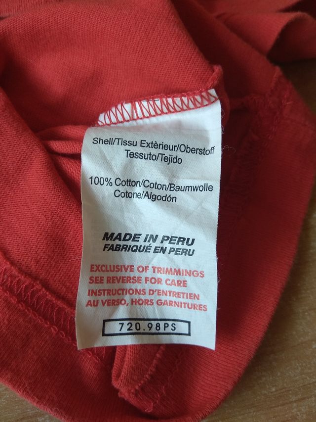 Camiseta PUMA Roja ORIGINAL