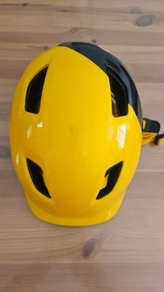 Casco Bici Niños Btwin Talla S Amarillo