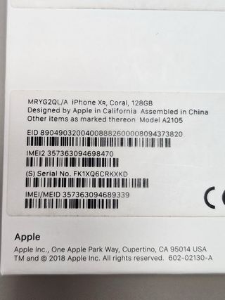 iPhone XR 128 GB Corallo