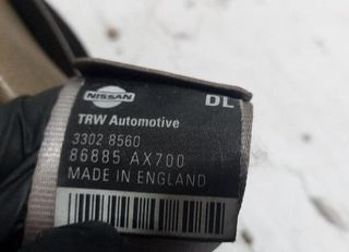 Cinturón seguridad nissan 86885ax700 micra 143313