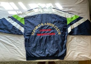 Adidas Chaqueta Vintage Azul/Verde/Blanca