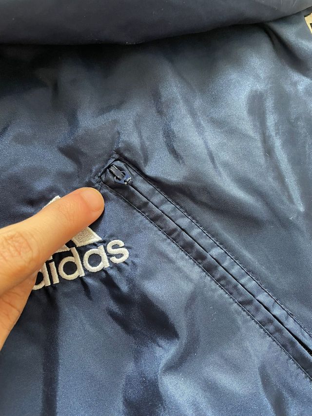 Adidas Chaqueta Vintage Azul/Verde/Blanca