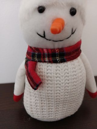 Pupazzetto Neve Natale Tessuto