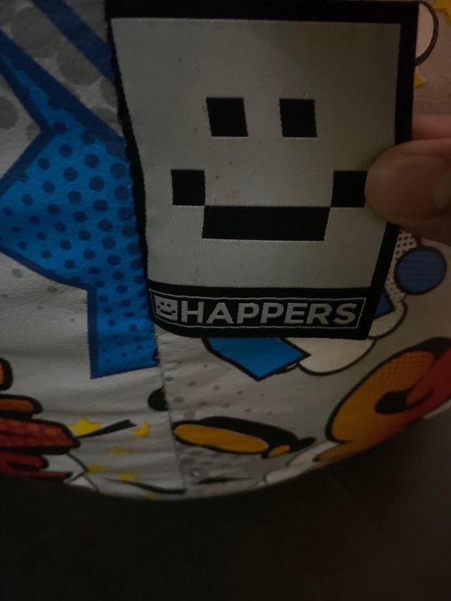 Puff pera Happers con estampado