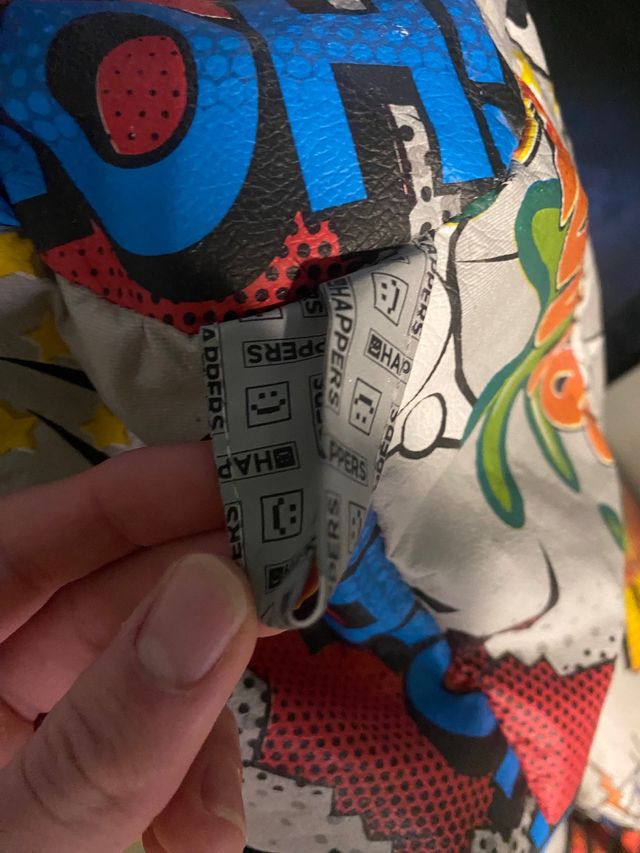 Puff pera Happers con estampado