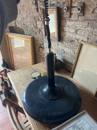 Lámpara Vintage Metálica Azul