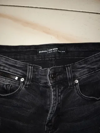 Pantalones vaqueros mujer negros