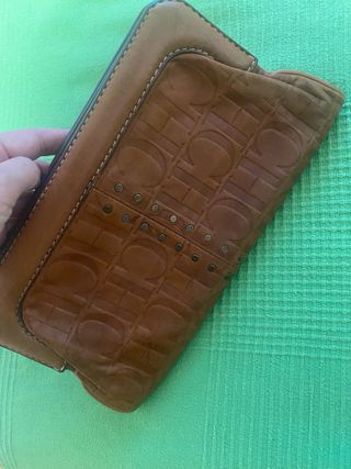 Cartera Piel CH Marrón
