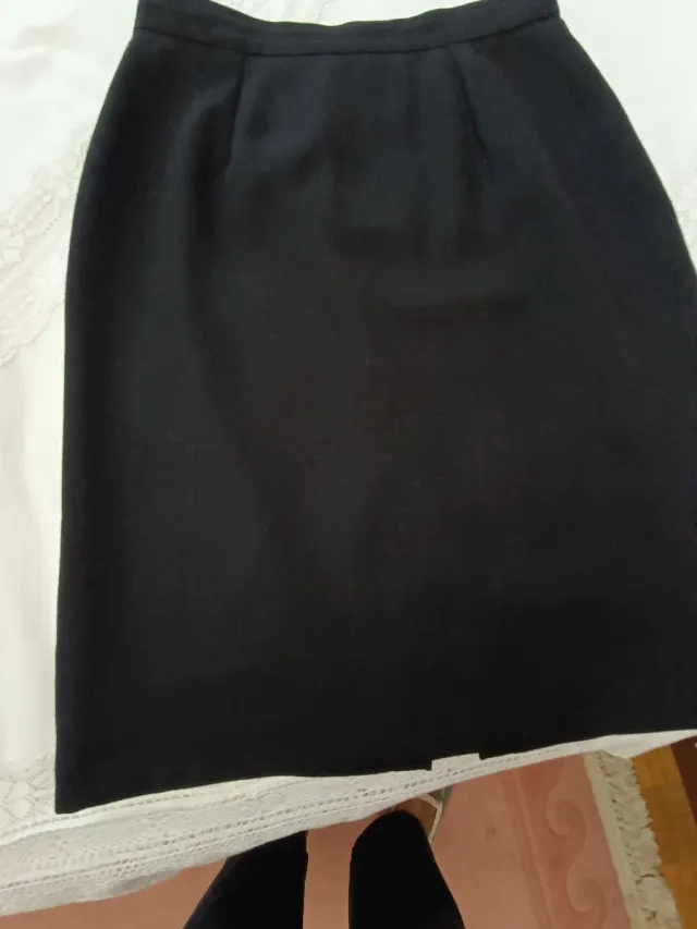 Falda El Corte Inglés Talla 42 Negra